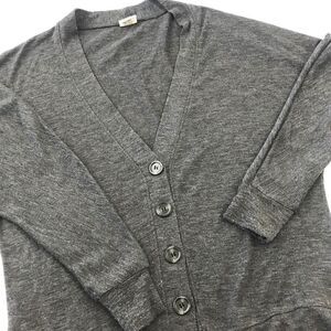 ‎Essentials Full Tilt Gray Cardigan Med